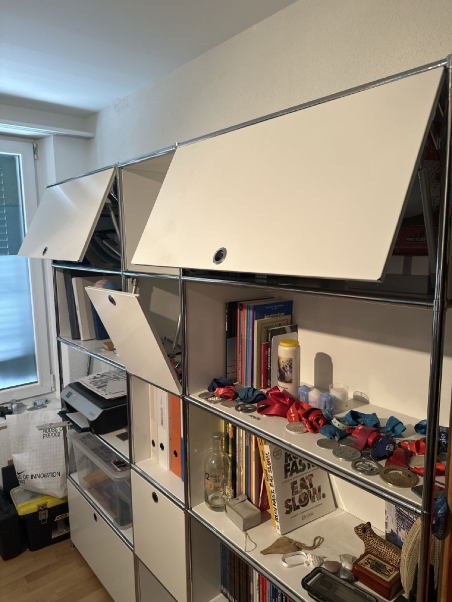 System4 Scaffali: Système d'étagères modulable blanc System4/Quadro – Usato da Murten venduto da jbaeris 1