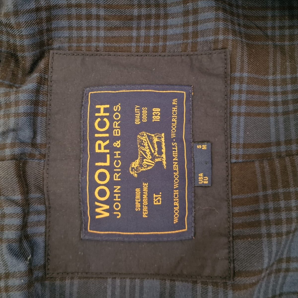 Woolrich Mäntel: Woolrich Übergangsjacke Herren Gr. M, Navyblau – Gebraucht aus St. Gallen von mania03 1