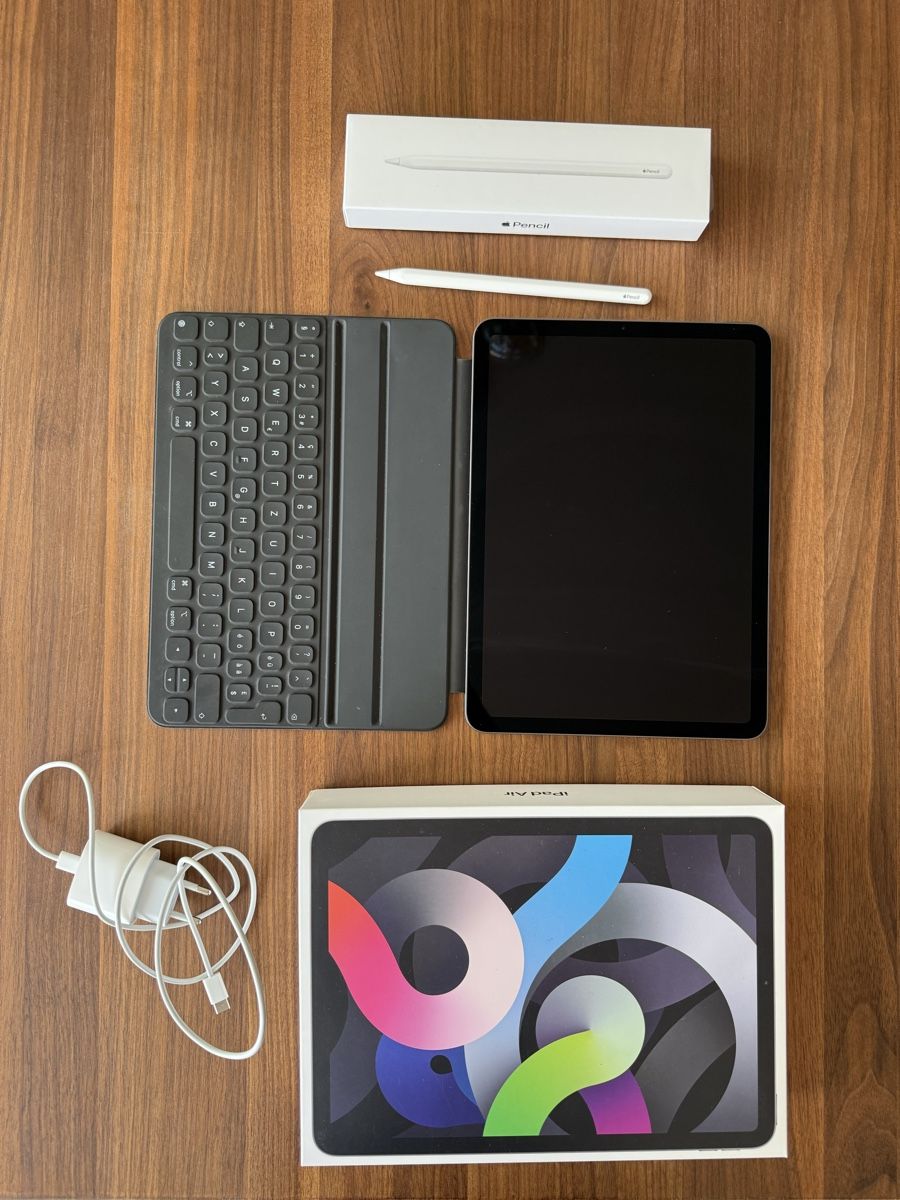 iPad Air 4. Generation, 64GB, WiFi, inkl. Pencil & Keyboard