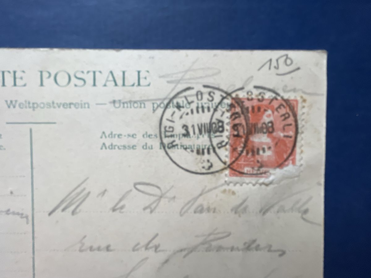 Cartoline postali: Alte Ansichtskarte Stans, Nidwalden, 1908 – Usato da Neuhausen am Rheinfall venduto da Arielle55 2