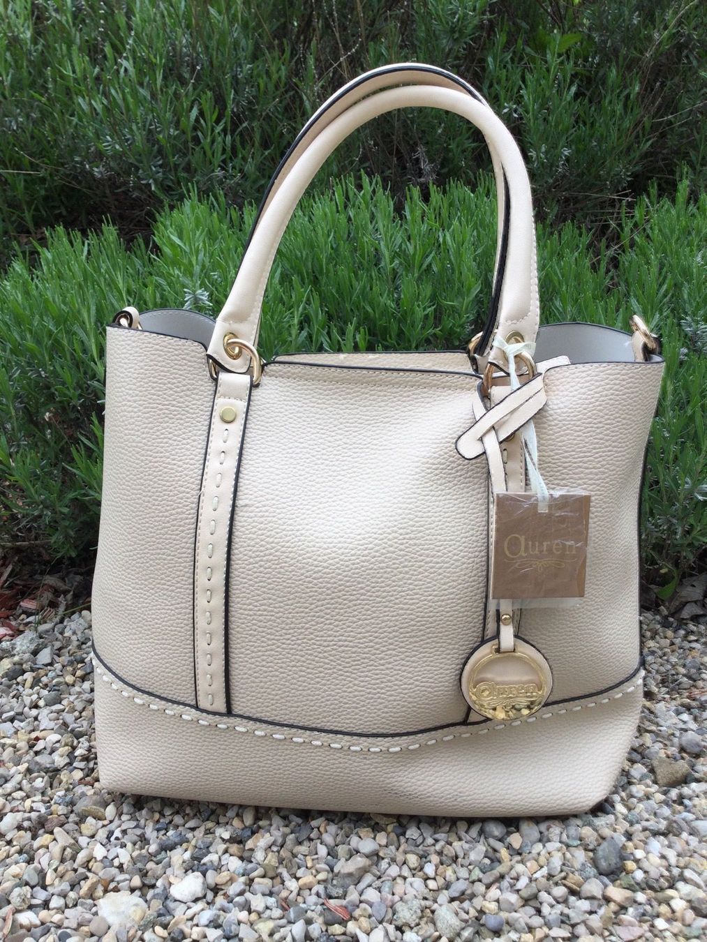 Taschen für Damen: Sac à main + Pochette beige clair AUREN – Neu und originalverpackt aus Agiez von chouchanelle 1