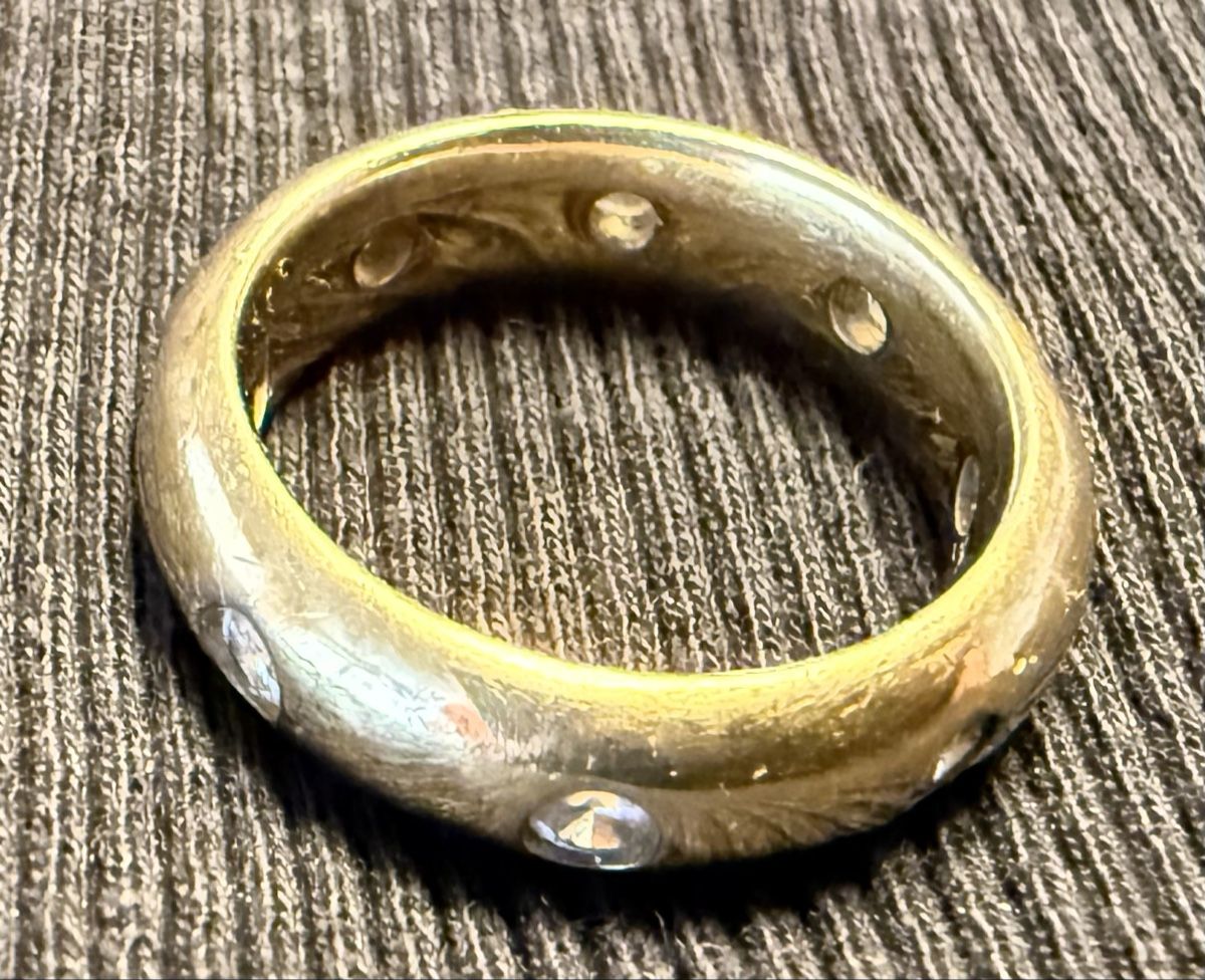 Ringe: Silber Ring mit Steinen Fingerring Sterling 925 – Gebraucht aus Goldach von Donpancho