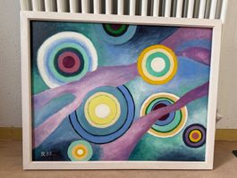 Kunst: Ungegenständliches Bild von Künstler Oskar Riedener
