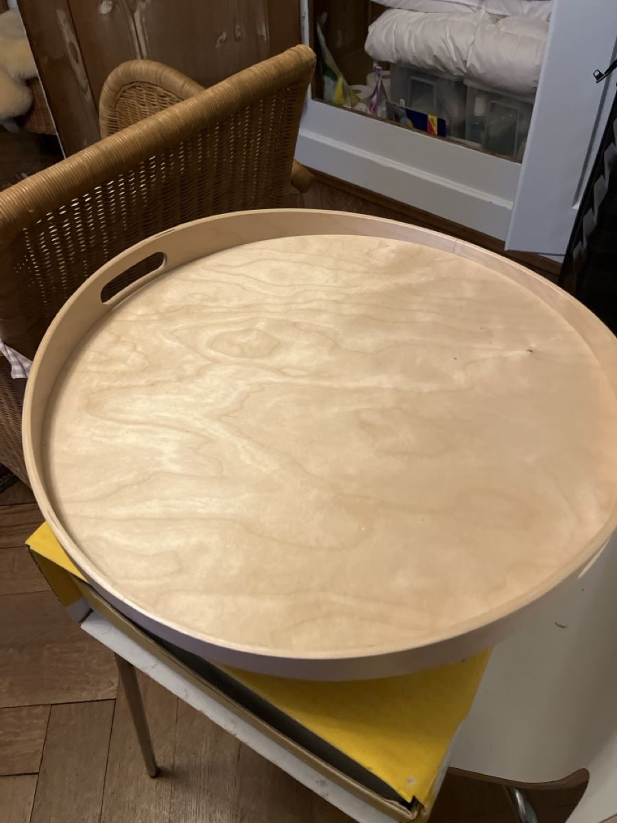 Ikea Servierplatten: Ikea Scala Tablett Birke 44cm – Gebraucht aus Zürich von m..bruhn