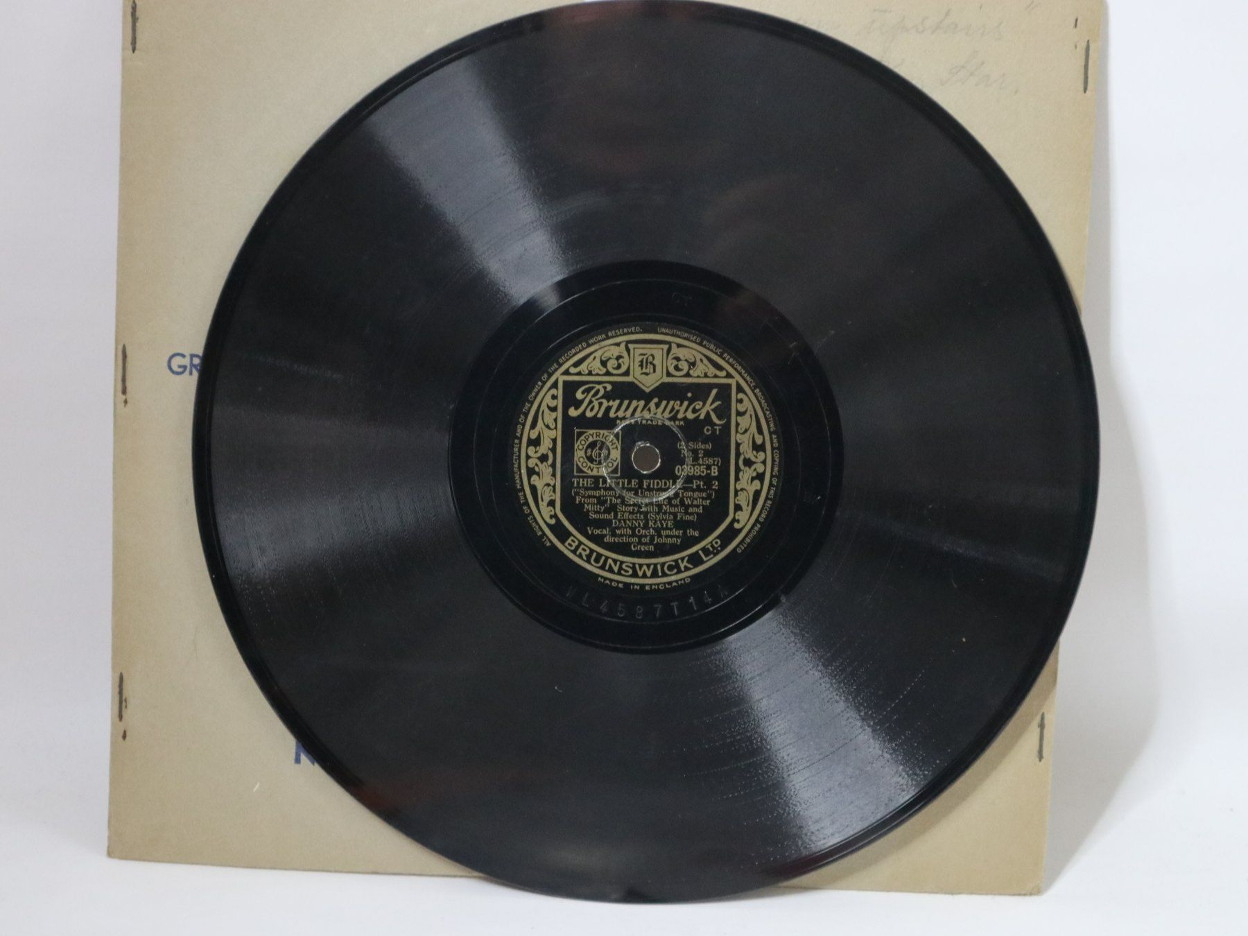 Dischi in vinile: Schellack Danny Kaye The Little Fiddle Swing – Usato da Eschenbach SG venduto da Astalavista 3