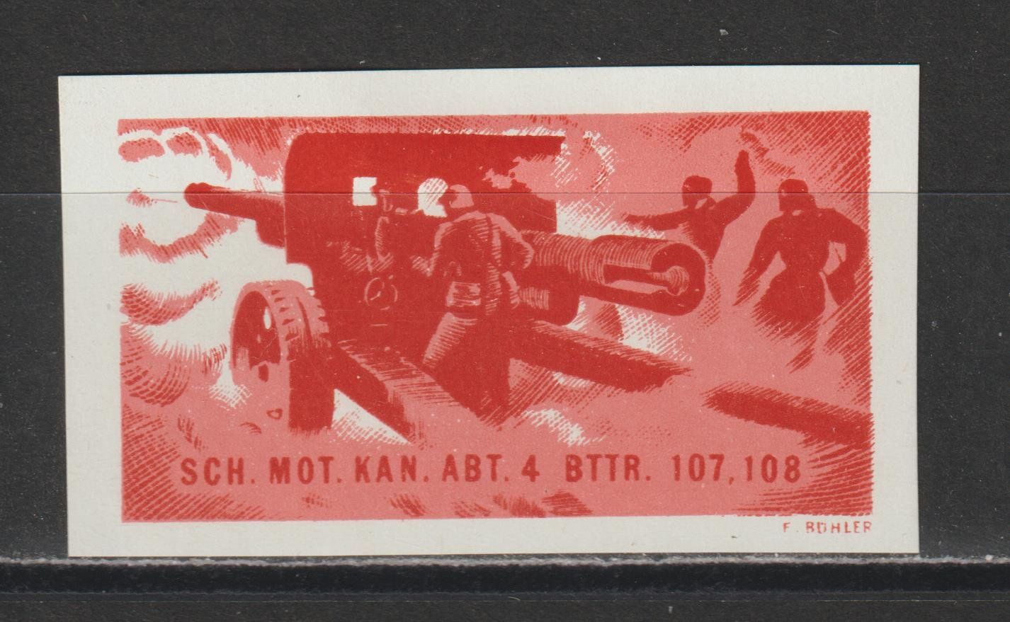 Alle Briefmarken: Artillerie Nr. 49/2 * – Gebraucht aus Siebnen von Fstaehli