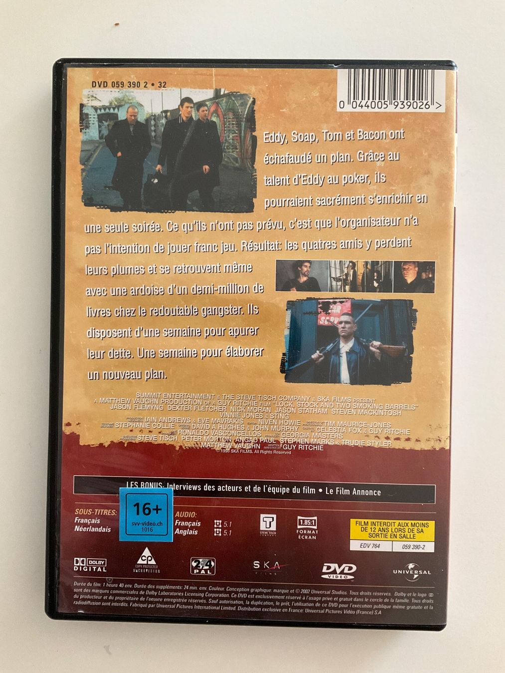 Tous les DVDs: DVD Arnaques, Crimes et  Botanique – D'occasion à Veyrier par Deniro2 1