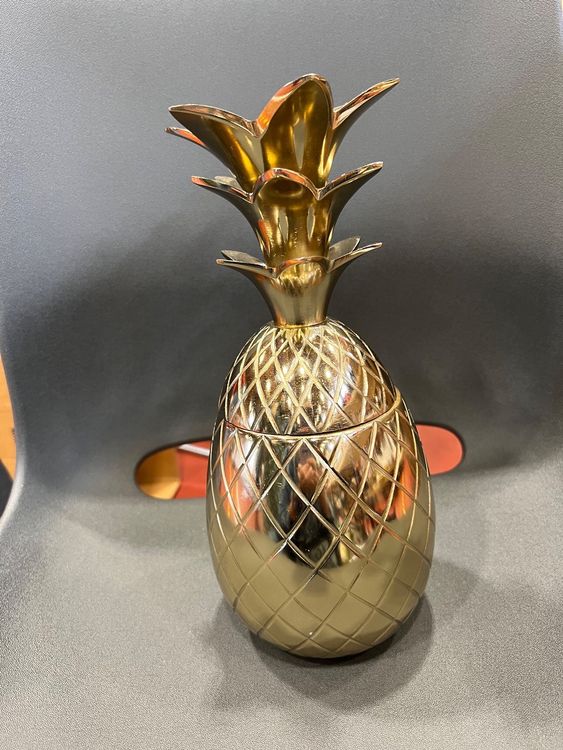 Goldene Ananas Dose | Kaufen auf Ricardo