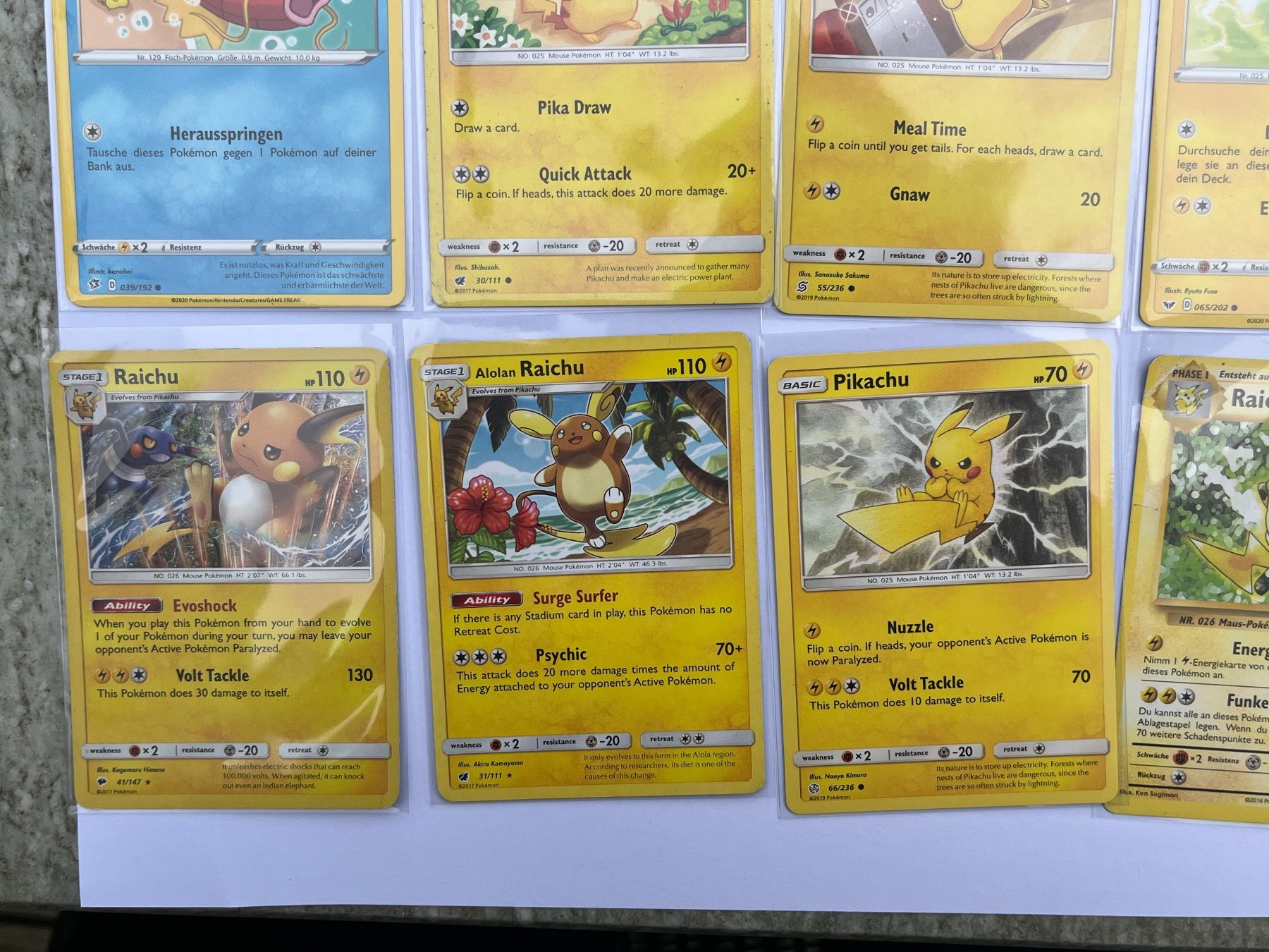 Pokémon Carte collezionabili: Pokemon Karten Pikachu und Raichu – Usato da Winterthur venduto da Wusa01 2