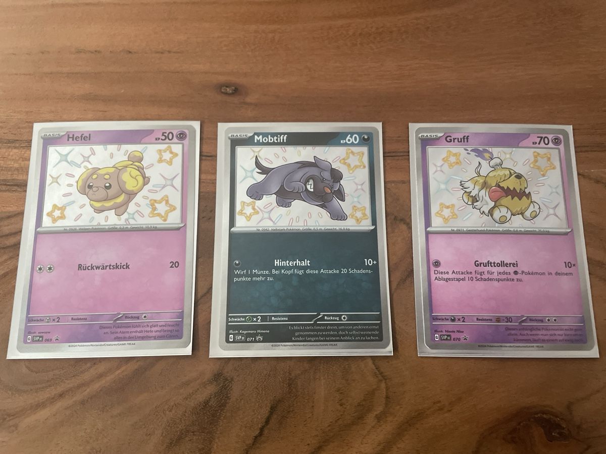 Pokémon Carte collezionabili: Hefel, Mobtiff, Gruff Baby Shiny – Nuovo (secondo la descrizione) da Flawil venduto da Duft-Alchemist