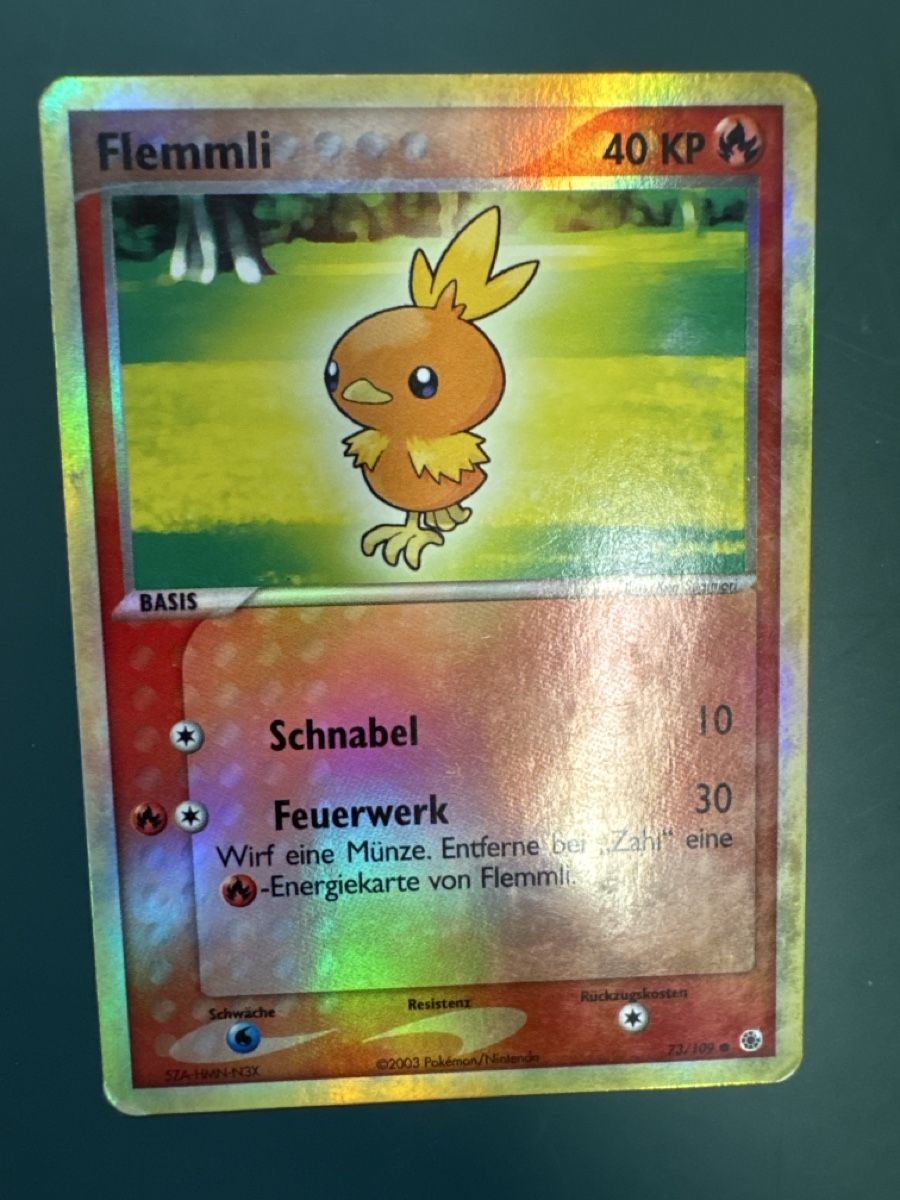 Pokémon Carte collezionabili: Flemmli Holo reverse Ex Ruby & Sapphire 73/109 – Usato da Belprahon venduto da Rob_ain