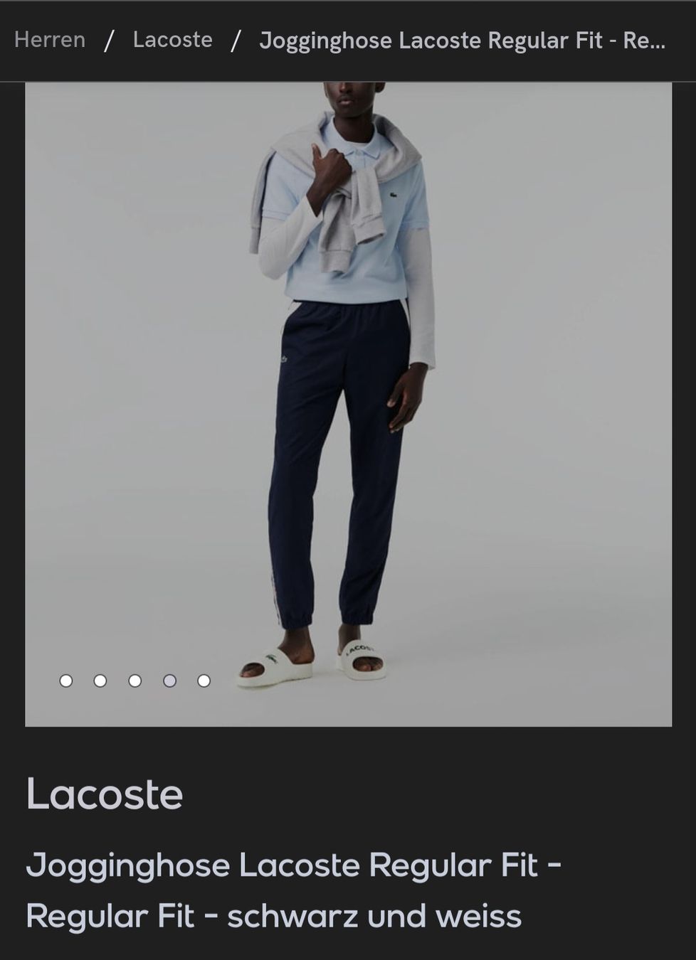Lacoste Hosen: lacoste – Neu und originalverpackt aus Matten b. Interl von asi_y5cb 1