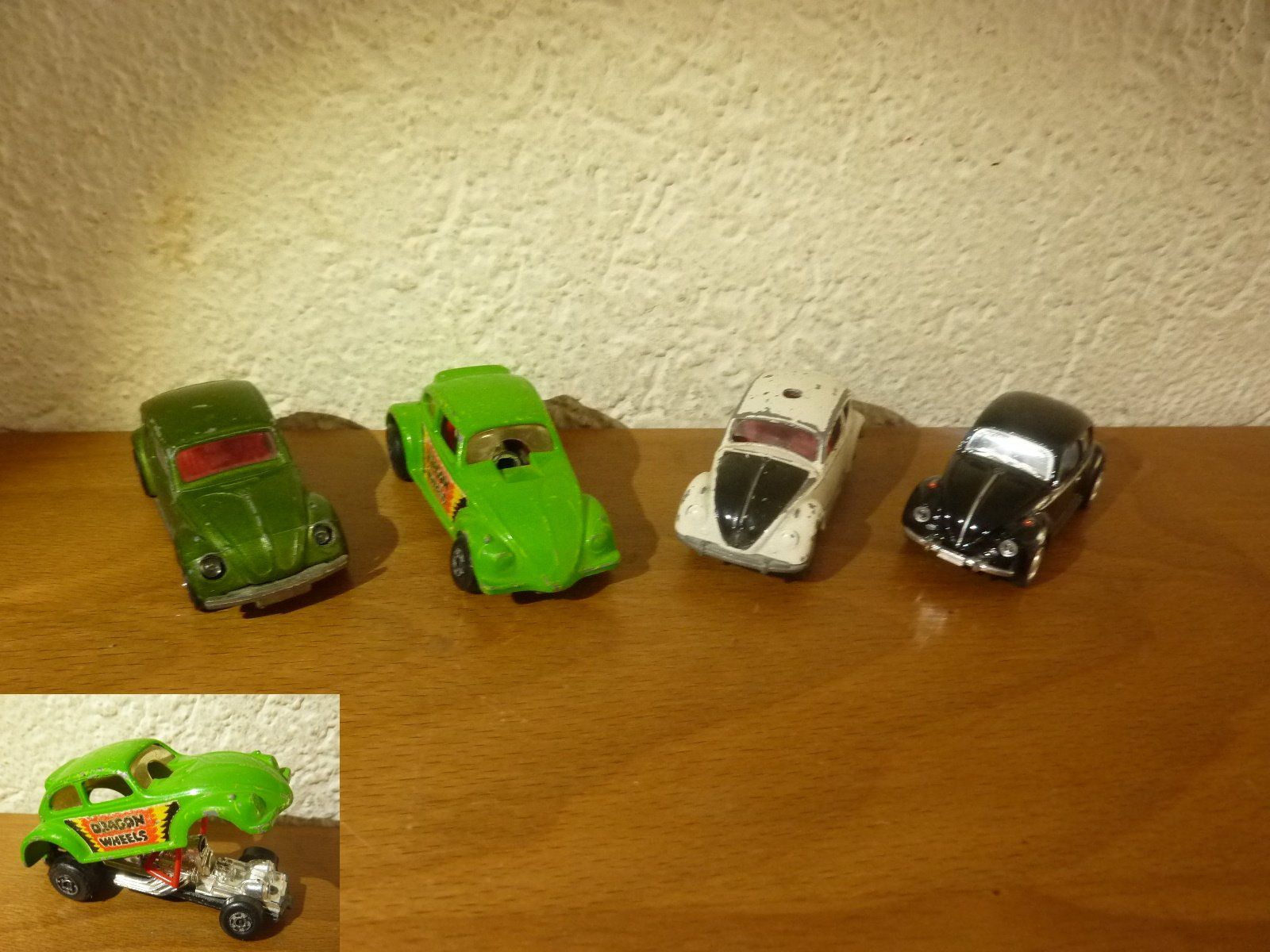 Volkswagen Modellini d'auto: Vier süsse kleine VW Käfer Set Sammlung – Usato da Hochfelden venduto da swissice