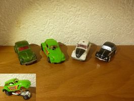 Vier süsse kleine VW Käfer Set Sammlung