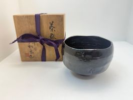Teeschale Japan Chawan Keramik-  20. Jh. „Raku"