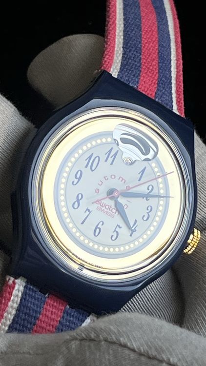 Swatch Montres: Swatch Automatic Armbanduhr, Kult-Klassiker - Top Zustand! – Neuf (Voir description) à Grenchen par chththl 3