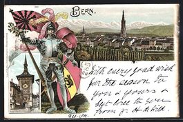Litho Bern, Strassenpartie am Zeitglocke