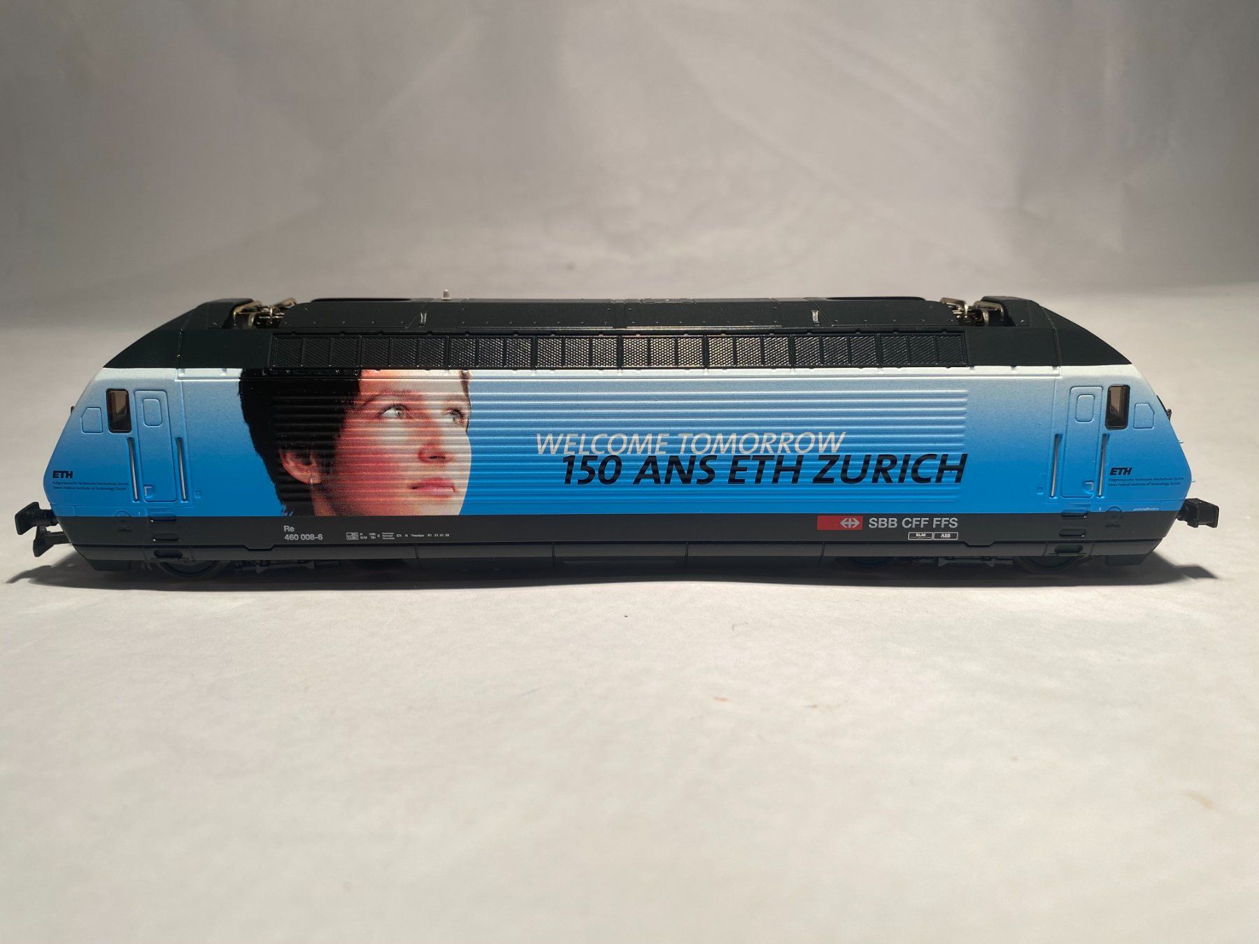 Hag Modellini di ferrovie: HAG E-Lok RE460 SBB "ETH" ,  AC Digital – Usato da Buchrain venduto da Modellbahn11 2