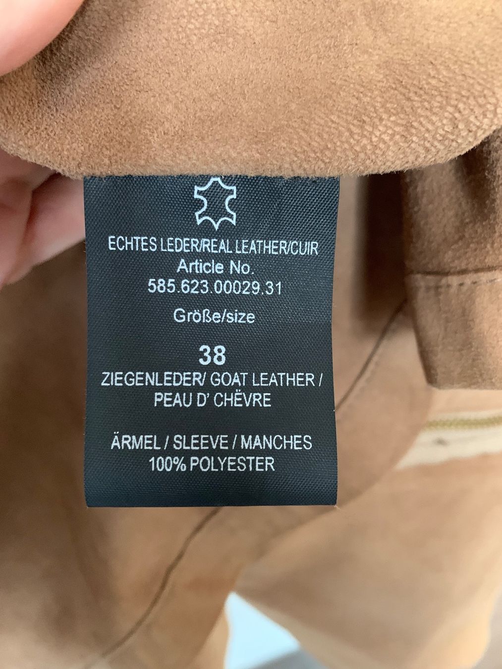 Navyboot Giacche: Navyboot Lederjacke neu, Gr. 38 – Nuovo (secondo la descrizione) da Lengnau AG venduto da tuesday7777 6