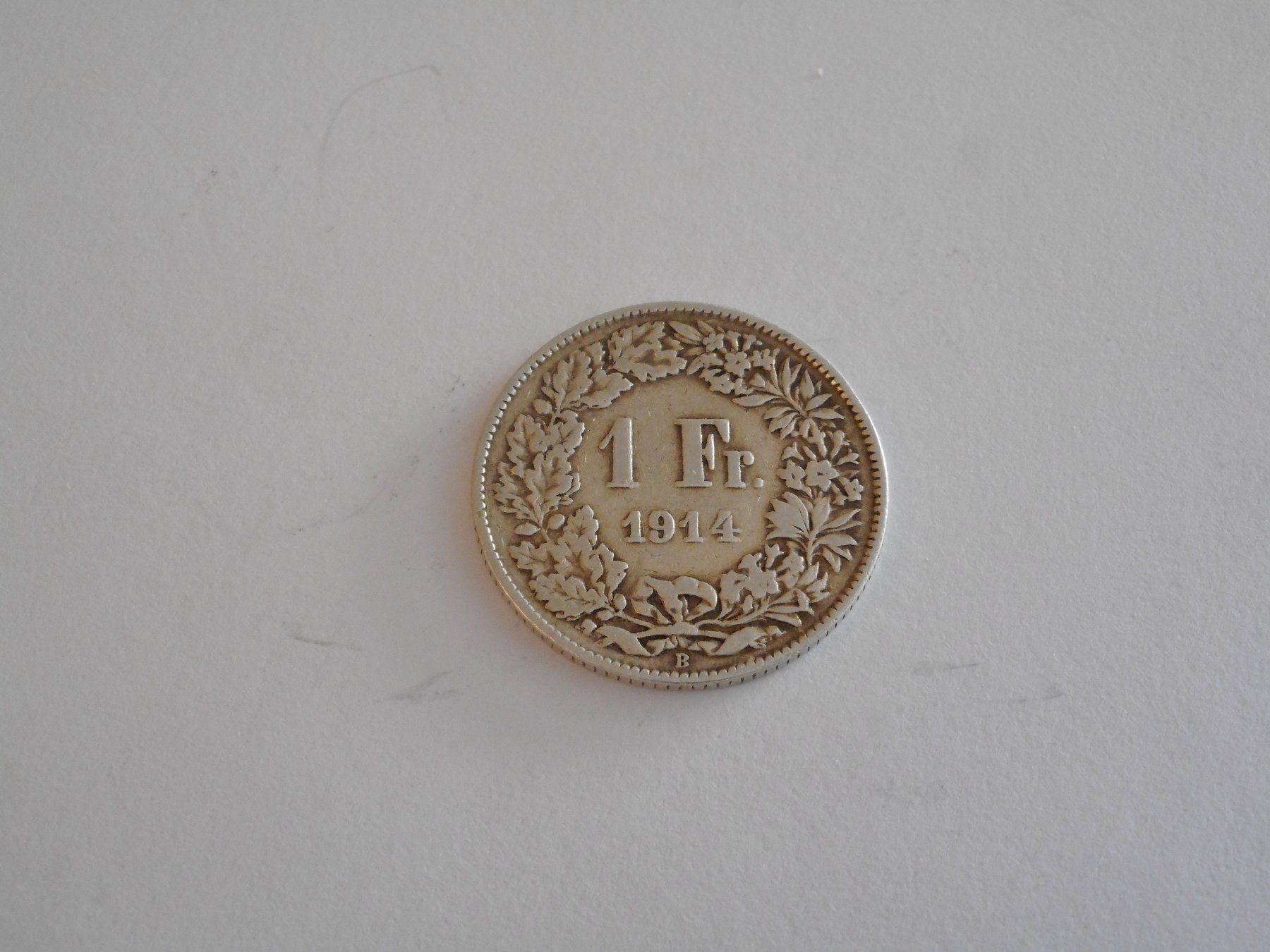 Toutes les monnaies: Pièce de 1 Fr. Suisse 1914 – D'occasion à Carouge GE par bemol_007