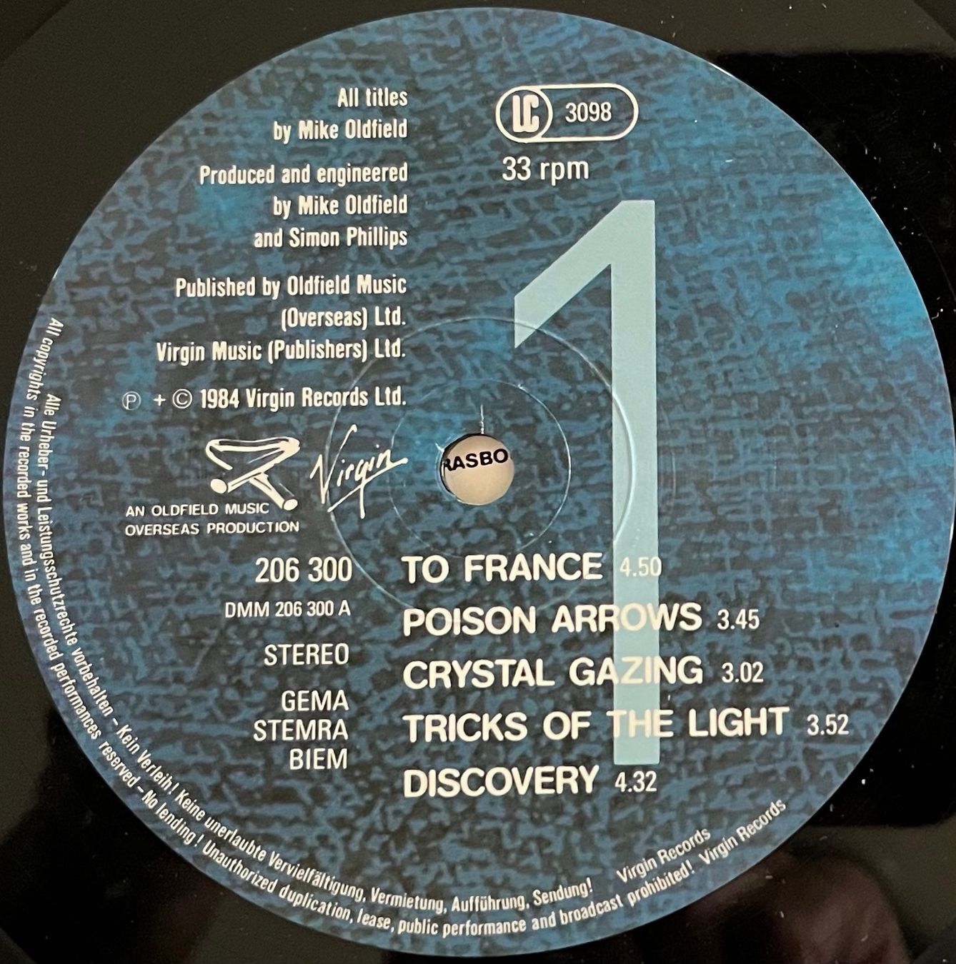 Schallplatten: MIKE OLDFIELD - DISCOVERY - 33 Tours – Gebraucht aus Bussigny von vinyl-pas-cher 2