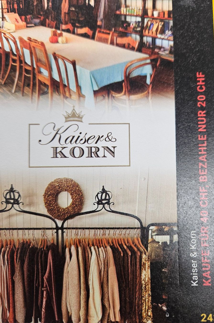 Buoni: Kaiser&Korn Villmergen – Nuovo e nell'imballaggio originale da Uezwil venduto da Jasmin_