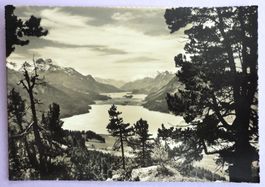 Blick vom Hahnensee ggen Silvaplanersee- u. Silsersee