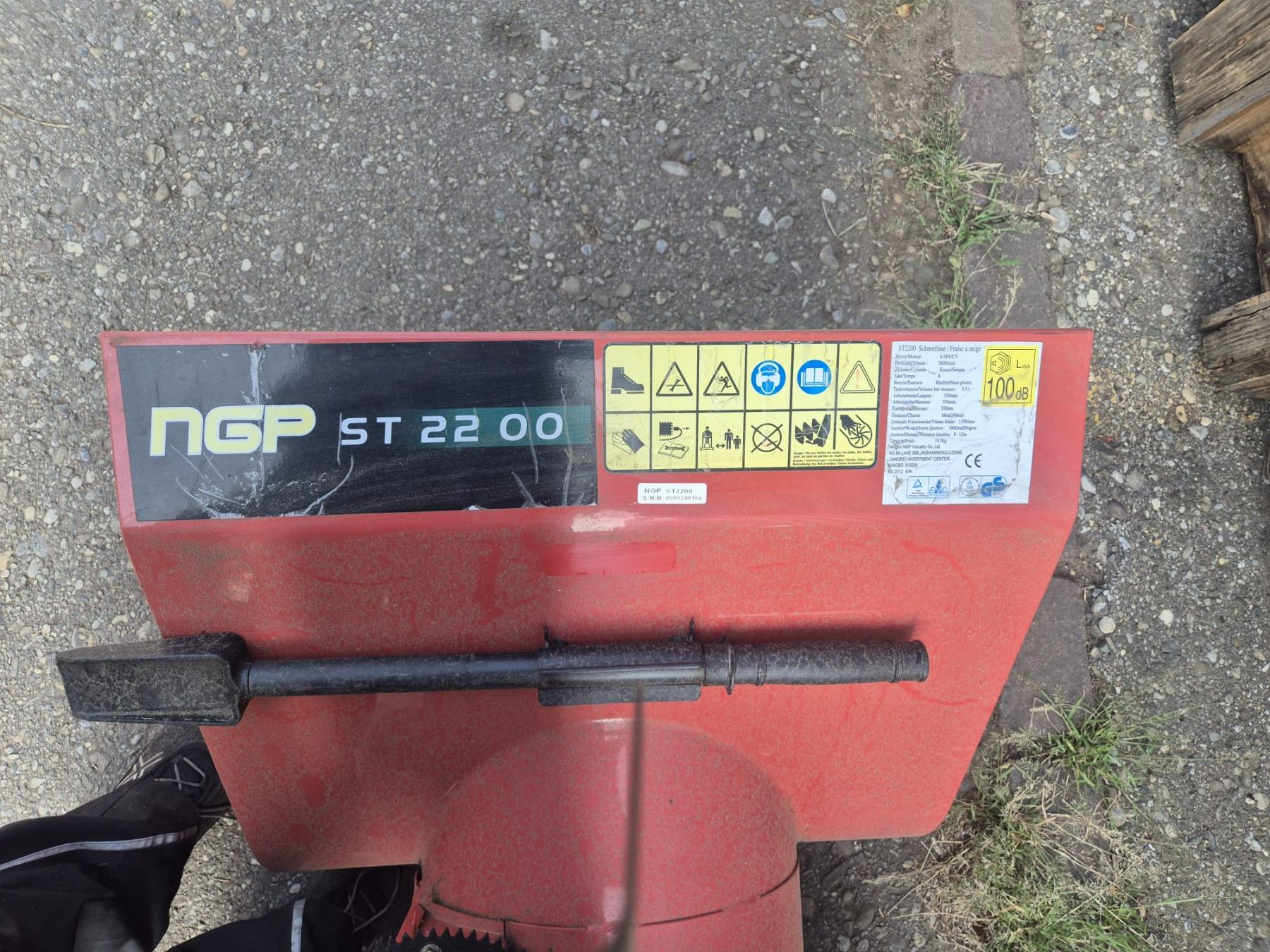 Toutes les machines: NGP Schneefräse ST2200 – D'occasion à Niederglatt ZH par Hinti50 6