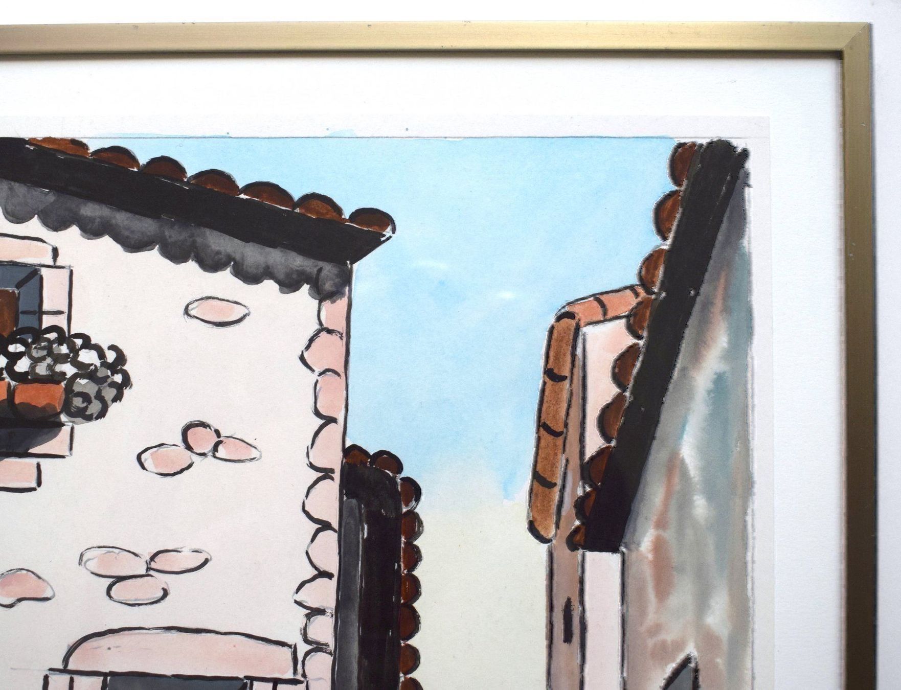 Dipinti: ROMO Tossa de Mar Aquarell Spanien Costa Brava – Usato da Zürich venduto da kunstarchiv.online 5