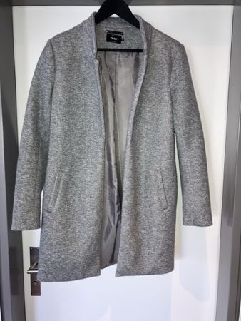 ONLY Mantel Damen grau meliert neuwertiger Zustand