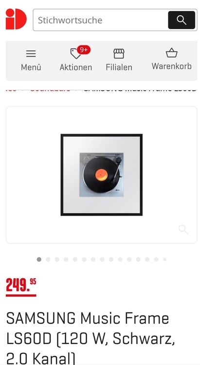Samsung Musik Frame LS60D Ab 90.Fr (Neu (gemäss Beschreibung)) in ...