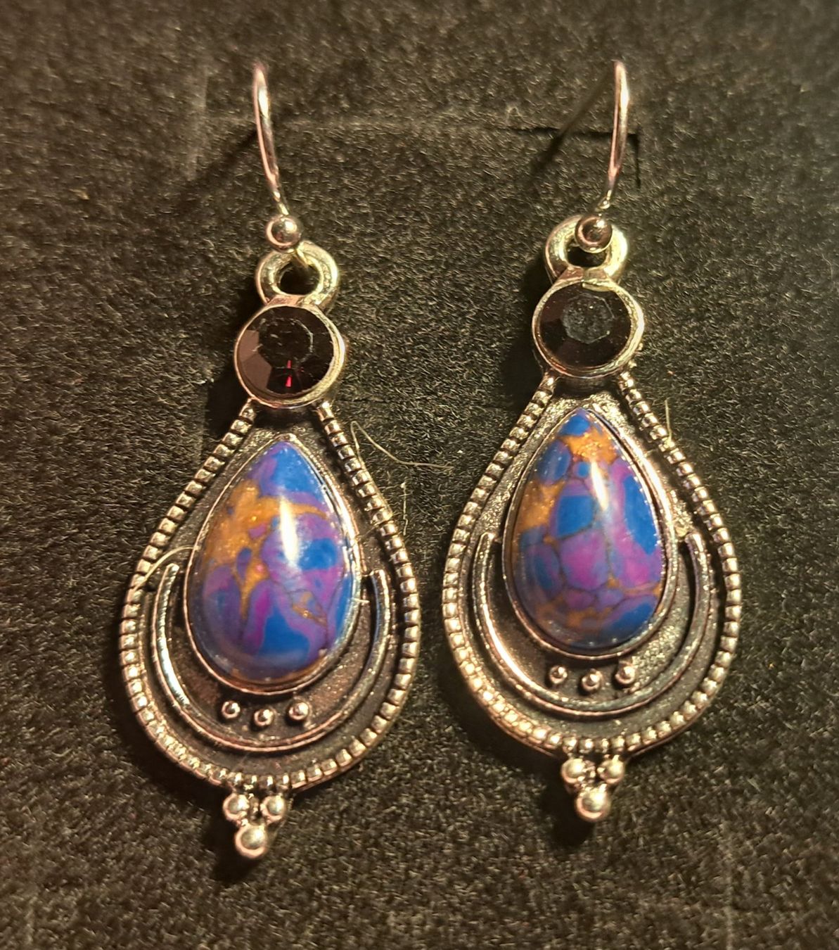 Orecchini pendenti & Orecchini a lobo: Boucles d'oreilles vintage – Nuovo e nell'imballaggio originale da St-Imier venduto da supernova21