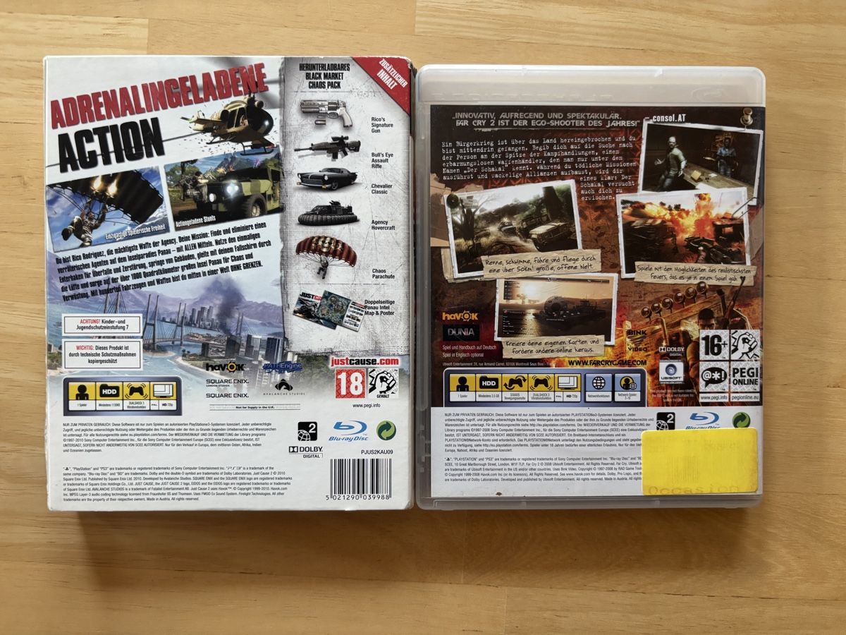 Giochi: PS3 Action Games / Far Cry 2 und Just Cause 2 – Usato da Uebeschi venduto da Suppi848 1