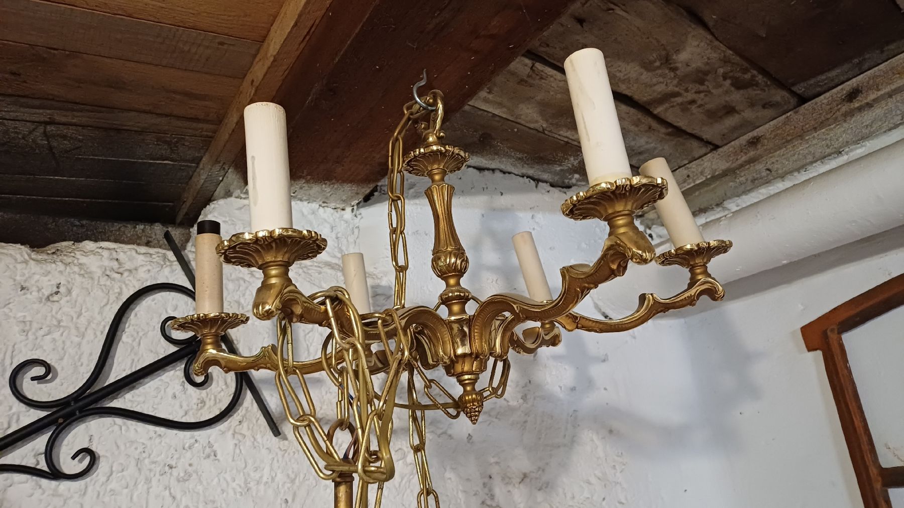 Lampadari & plafoniere: Schöner Messing Leuchter – Usato da Flawil venduto da Pinkmalibu