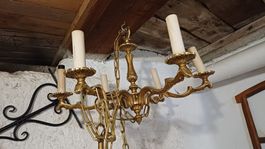 Schöner Messing Leuchter