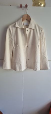 Damen Kurzjacke A-KRIS-punto creme Grösse 40 Schurwolle