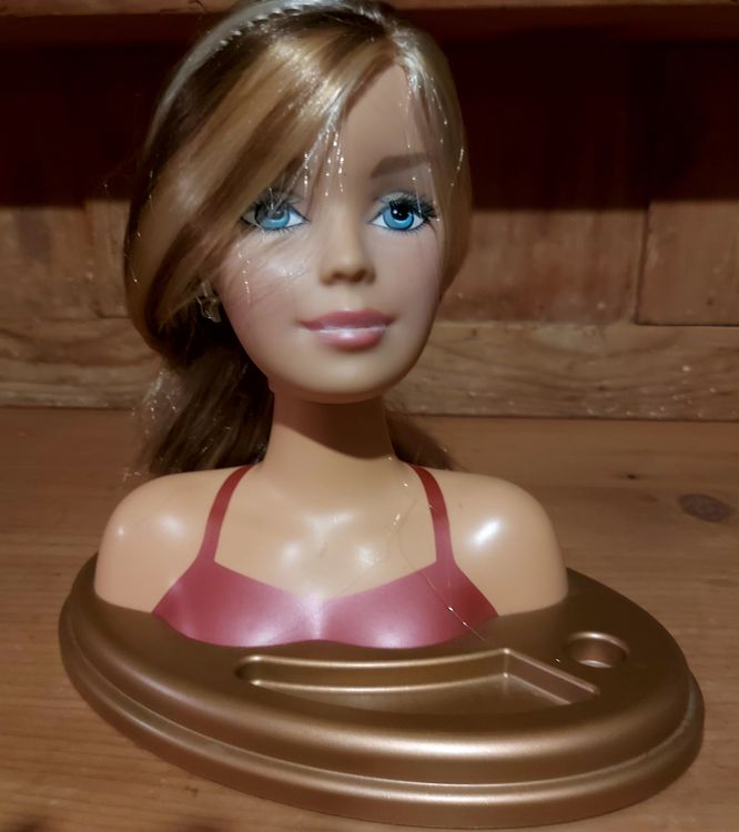 Mannequinkopf Aus 100% Echthaar – Mit Ständer &a Produktbild-Vorschau 2
