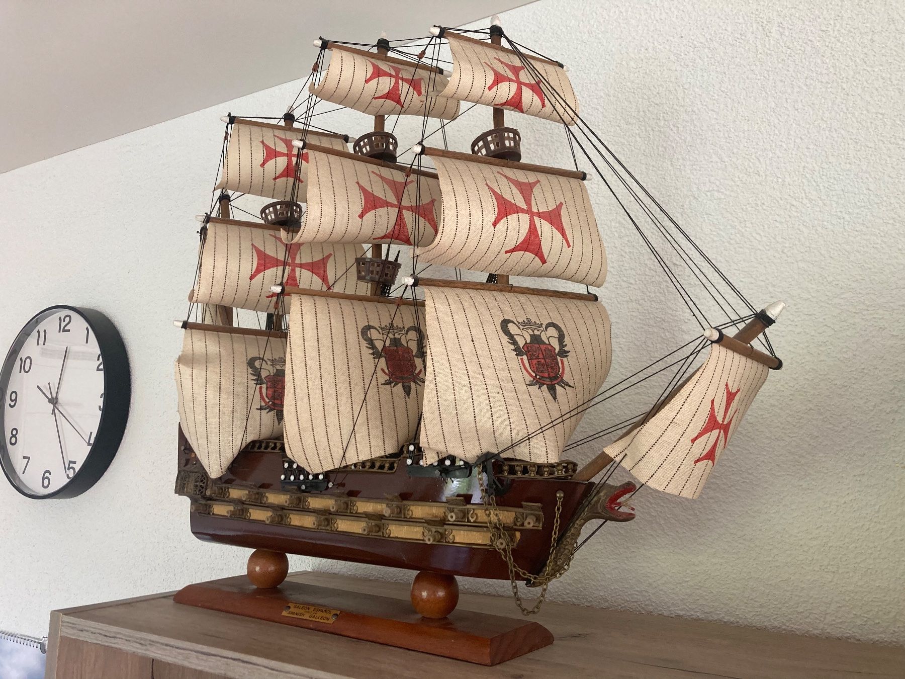 Modellbausätze & Standmodelle: Grosse Schiffsmodell Spanische Galeone Siglo XVI – Gebraucht aus Anglikon von papa701 1
