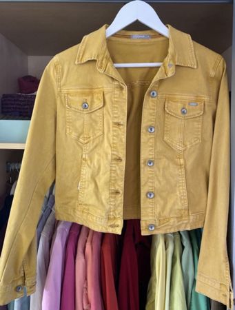 Jeansjacke NILE Senfgelb S