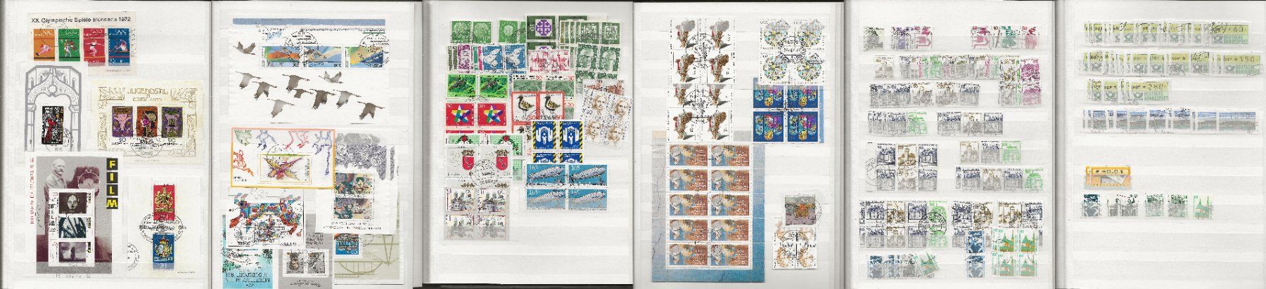 Alle Briefmarken: Marken Deutschland BRD gestempelt – Gebraucht aus Au ZH von xelagreb01