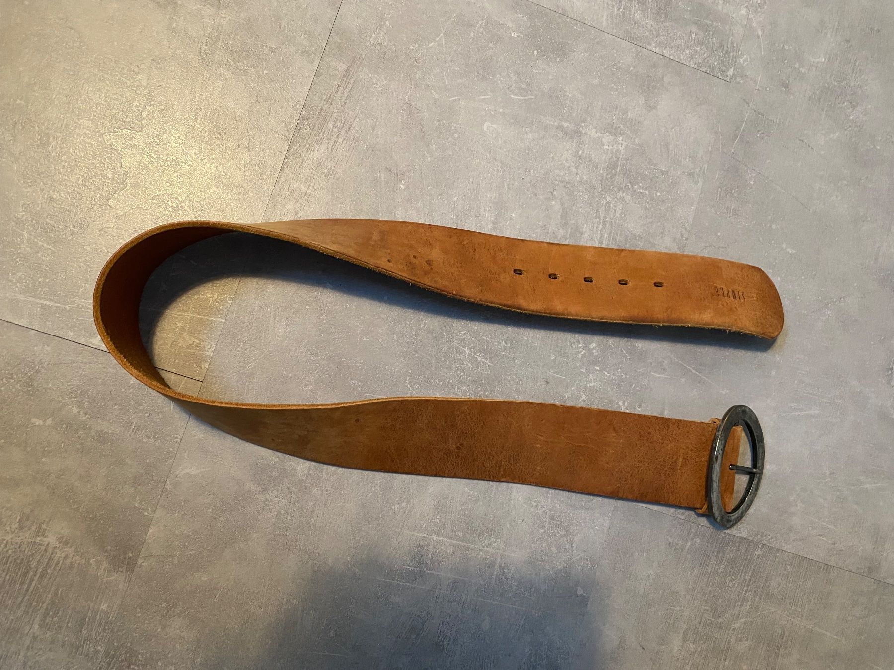 Gürtel: Ceinture en cuir Simple. – Gebraucht aus Echallens von 1961zap 1