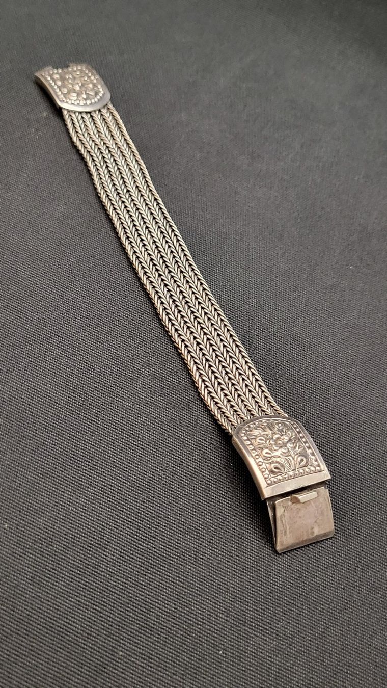 Armbänder & -reifen: Breites Silber-Armband – Gebraucht aus Basel von spinne02 3