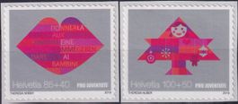 2019, PJ: J424A+J425A Einzelmarken (Kinder) postfrisch **.