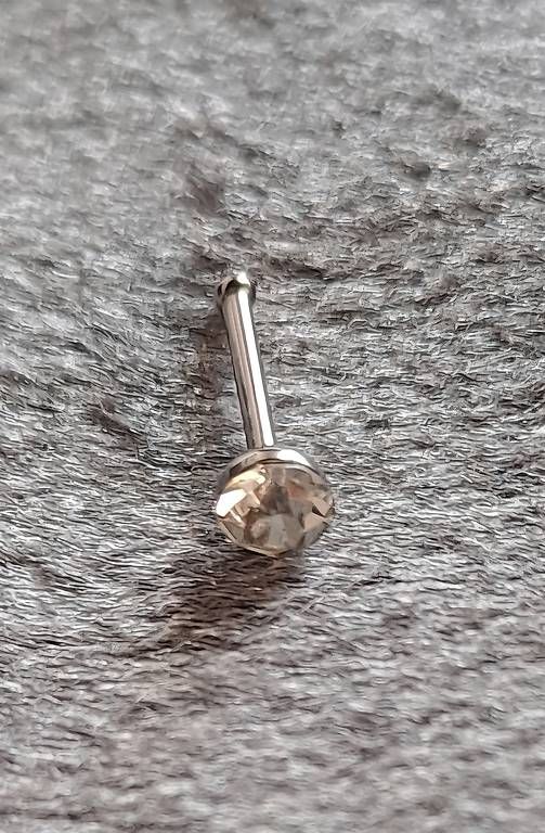Gioielli per piercing: Nasen-Stecker Silber mit Zirkonia – Nuovo e nell'imballaggio originale da Sulgen venduto da Bmabi 2