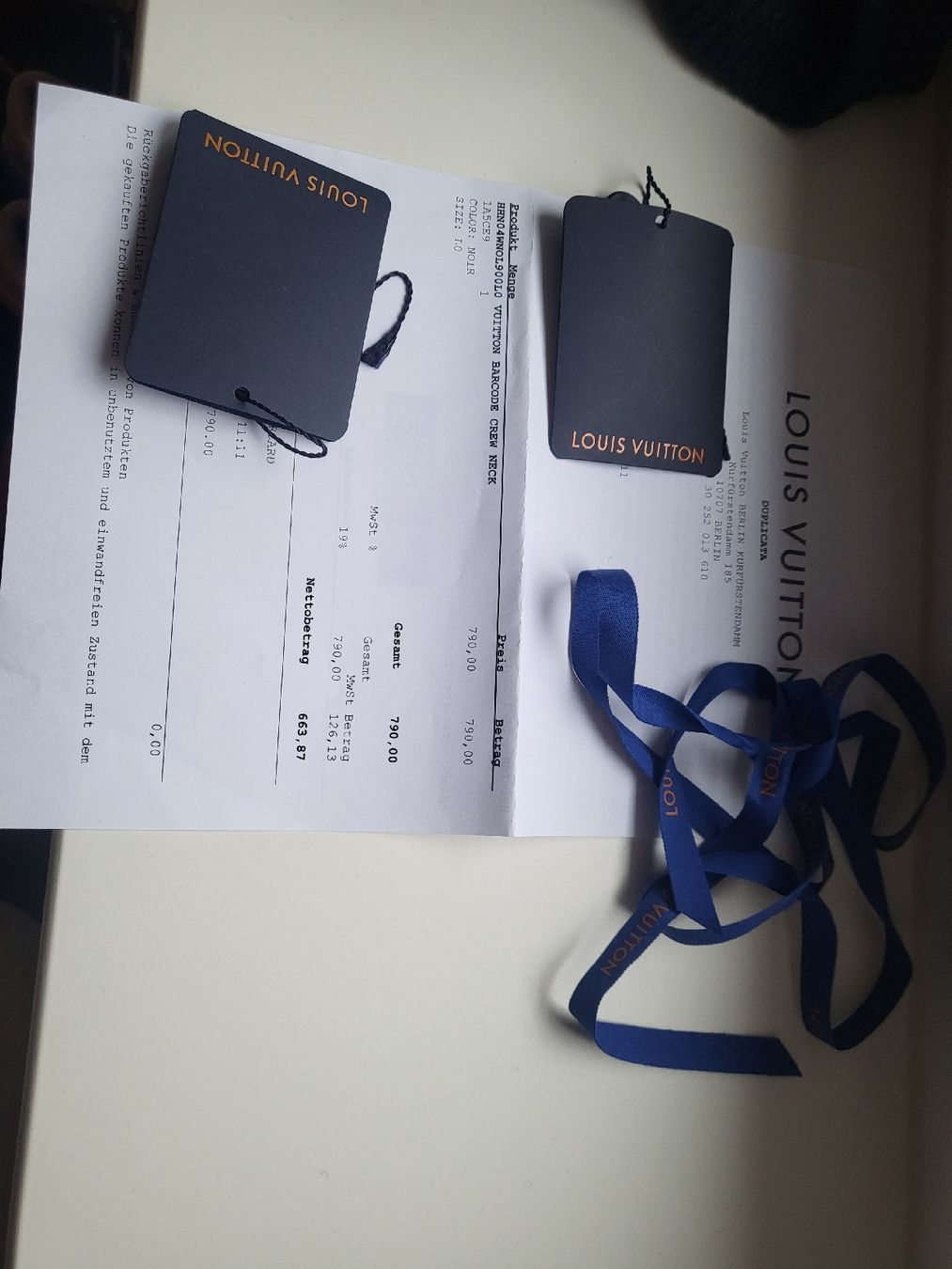 Louis Vuitton Maglioni & Felpe: Louis Vuitton Barcode Sweater  Gr.M – Usato da Hagendorn venduto da mar_b8zk 4