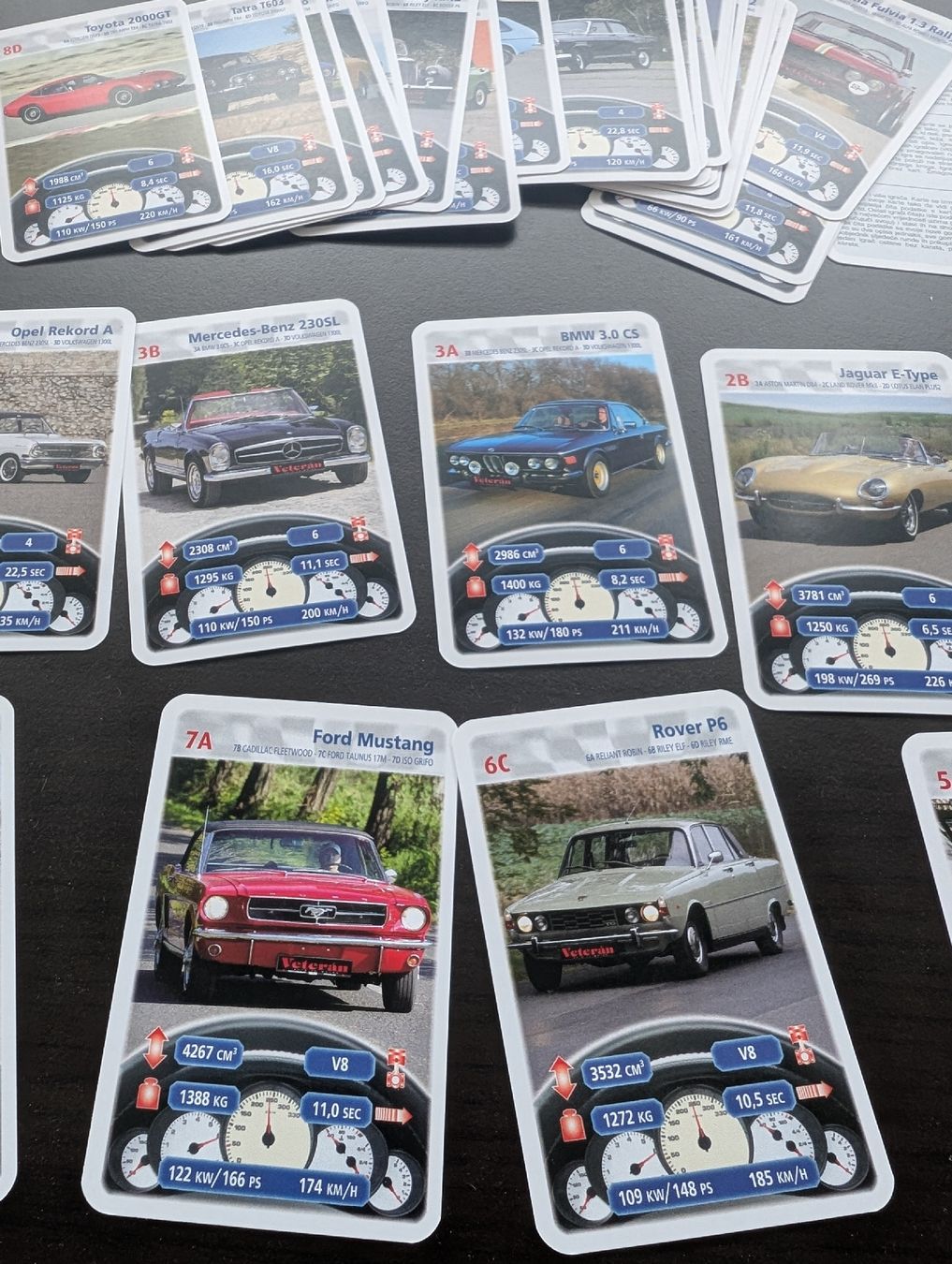 Giochi: Quartettspiel Oldtimer Mega Trumpf Piatnik Veteran  – Nuovo e nell'imballaggio originale da Davos-Platz venduto da v2cat 2