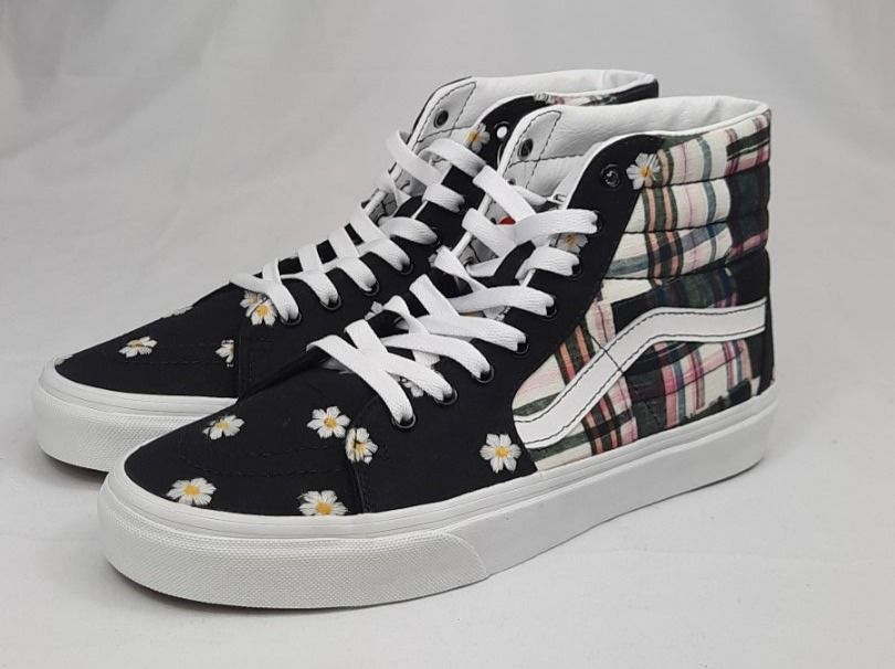Vans Scarpe da donna: VANS Sk8-Hi Floral Plaid Patchwork Sneaker Gr. 38 – Nuovo e nell'imballaggio originale da Seuzach venduto da VT-Collections1