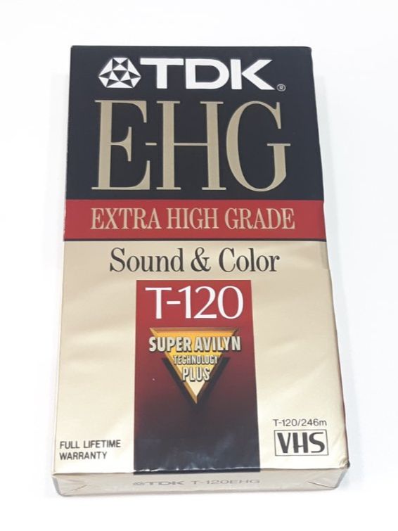 Cassette vuote: TDK 120 VHS   - TDK 120 VHS – Nuovo e nell'imballaggio originale da Savagnier venduto da Marderuth