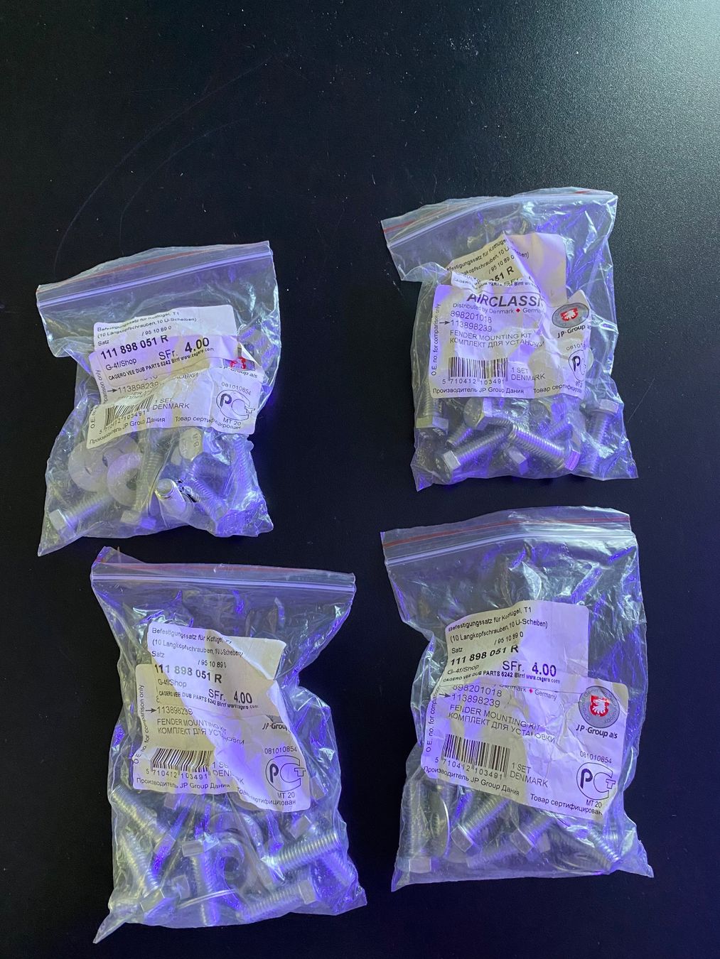 Tutti pezzi di ricambio auto: VW Käfer Kotflügel Schrauben – Nuovo e nell'imballaggio originale da Däniken SO venduto da jai_6k9q