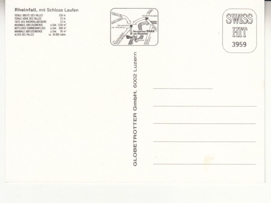 Ansichtskarten: Rheinfall ca. 1980 – Gebraucht aus Bürglen TG von StampGraf 1